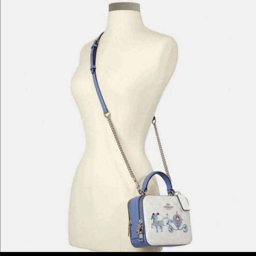 Coach X Cinderella NWT Rare Mini Crossbody Bag with Carriage Design - Picture 3 of 12